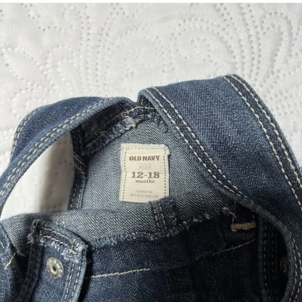 Old Navy Denim Jean Skirtall Size 12-18m